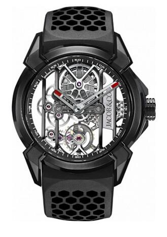 Review Jacob Co Replica EPIC X BLACK TITANIUM EX100.21.PS.BW.A watch - Click Image to Close